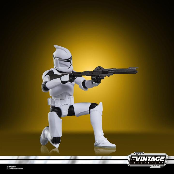Produktbild Hasbro Star Wars Episode II Vintage Collection Actionfigur Phase I Clone Trooper 10 cm
