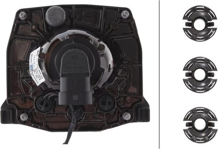Produktbild Hella Scheinwerfer Halogen DE FF Einbau für MERCEDES UNIMOG