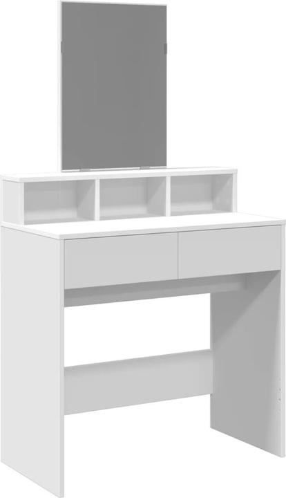 Actual product image VidaXL Dressing Table with Mirror (80 x 41 x 144.5 cm)