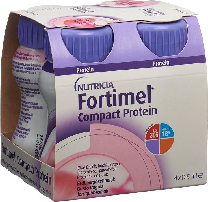 Produktbild Fortimel Compact Protein Erdbeere (Erdbeer, 4 x)