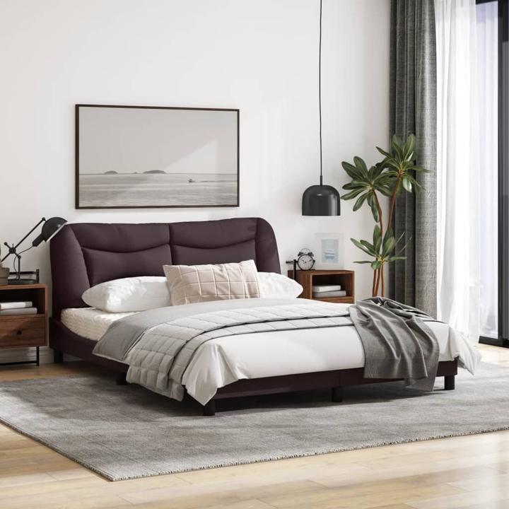 Actual product image VidaXL Bed frame with LED fabric (160 x 200 cm)