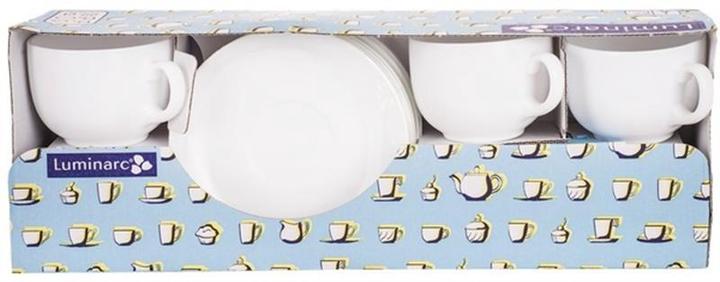 Image du produit Luminarc Tasse avec soucoupe 'Diwali' pack de 6 (220 ml, 6 x)