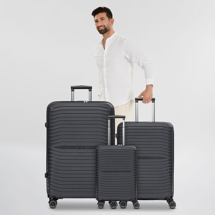 Image du produit Stratic Shine Ensemble de valises à 4 roulettes 3 pièces (193 l, XL (à partir de 115l))
