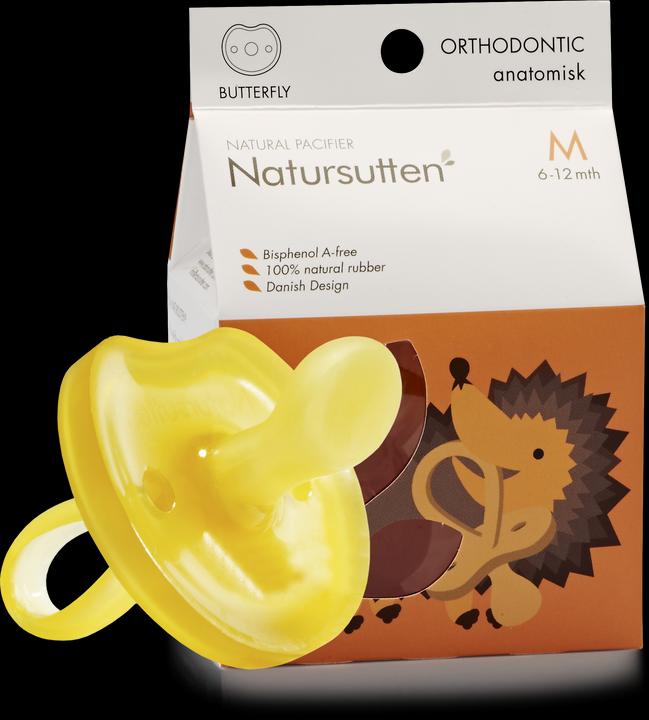 Natursutten Organic Soother Butterfly Tooth-Fair M 6-12 months (up to 12 M.)