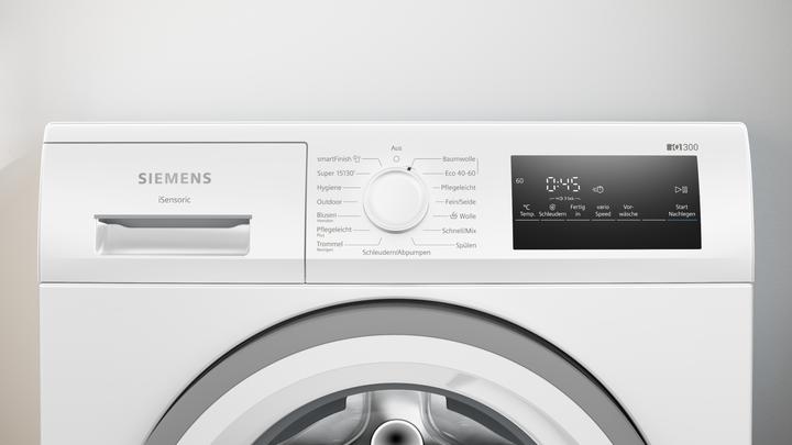 Produktbild Siemens iQ300, Waschmaschine, Frontlader, 9 kg, 1400 U/min., WM14N12A (9 kg)