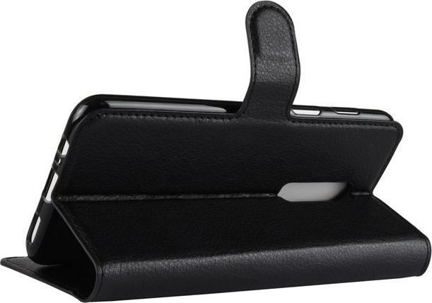 Actual product image MU Classic Litchi Leather Bookcover Series (OnePlus 6)