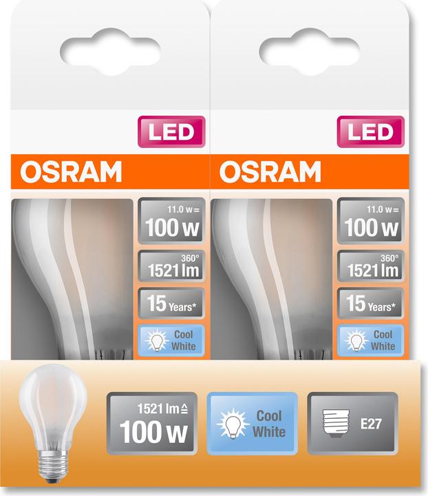 Actual product image Osram Retrofit Classic A (E27, 100 W, 1521 lm, 1 x, D)