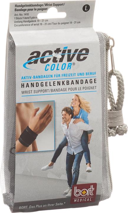Bort Medical ActivColor Handelenkbandae schwarz M (M)