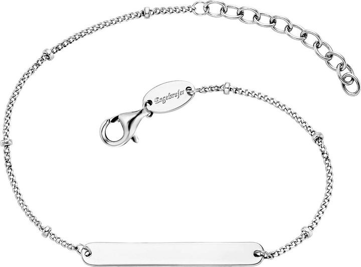 Immagine prodotto Engelsrufer Armband Silber mit ID (19 cm, Argento 925)