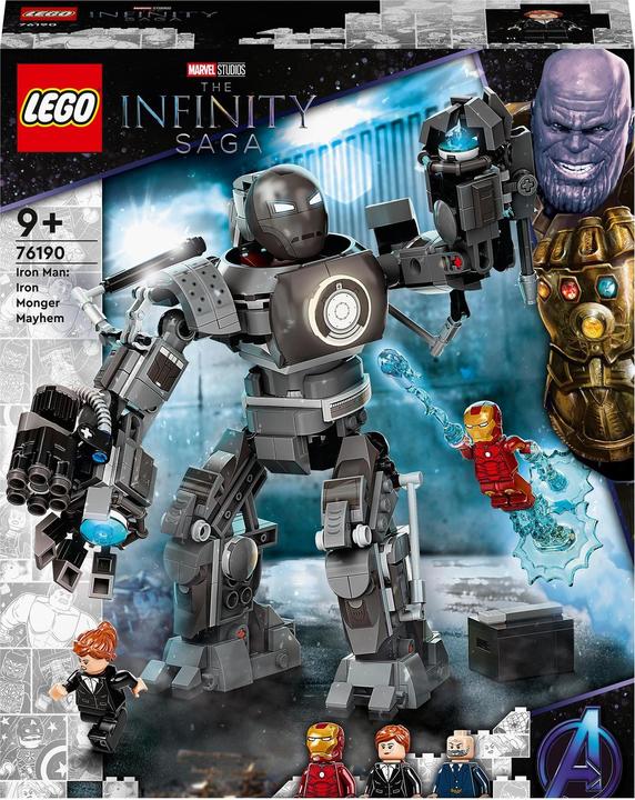 Produktbild LEGO Iron Man und das Chaos durch Iron Monger (76190, LEGO Marvel)