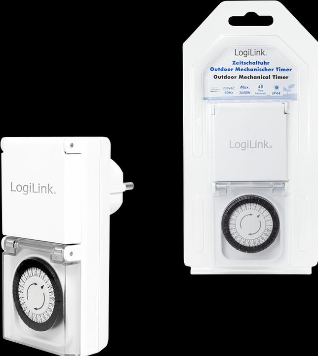 Actual product image LogiLink Mechanical timer, IP44, outdoor