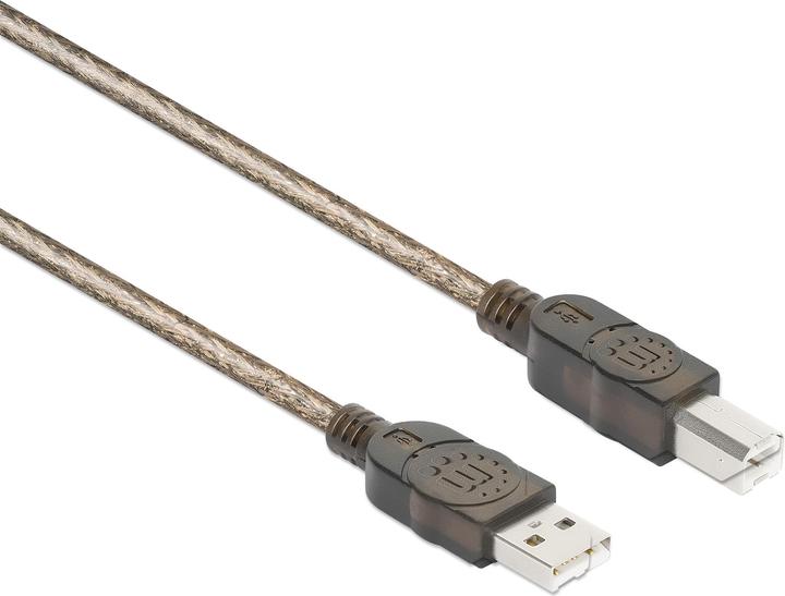 Actual product image Manhattan USB A/USB B, M/M (15 m, USB 2.0)
