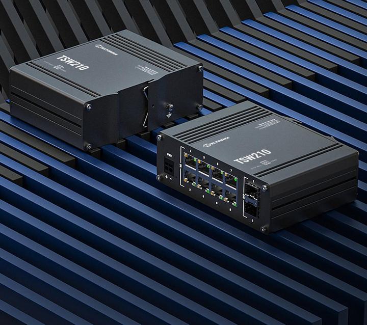 Produktbild Teltonika Tsw210 Unmanaged Industrial Switch (10 Ports)