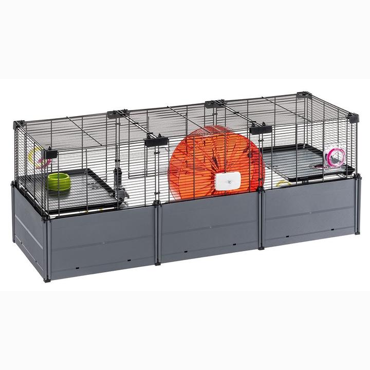 Actual product image Ferplast Multipla Hamster Large grey, 107.5x37.5x h 42cm (1 pc)