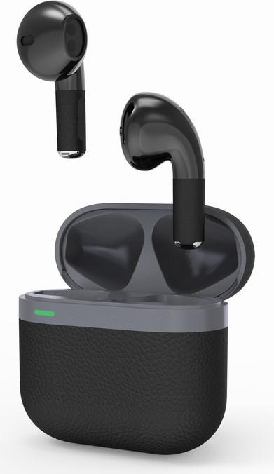 Produktbild Gembird Kabelgebundene Kopfhörer HEADSET BLUETOOTH/BLACK/GREY TWS-02-BK (3 h, Kabelgebunden)