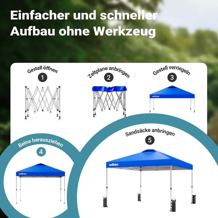 Produktbild Wiltec Pop up (300 cm, 300 cm)