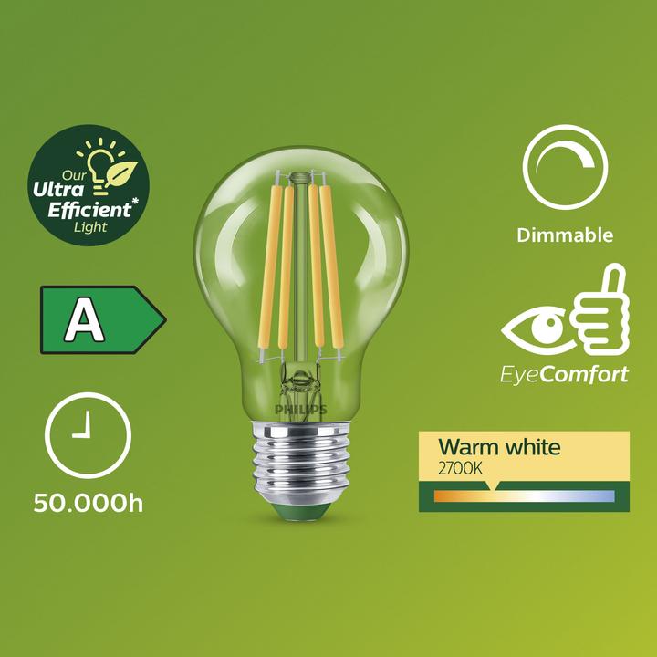 Image du produit Philips Ultra Efficient (E27, 4 W, 840 lm, 1 x, A)