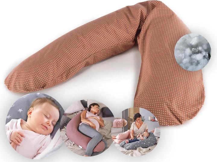 Produktbild Theraline Stillkissen "Das Original" mit Polyester Hohlfaser Füllung inkl. Bezug 190 cm (190 cm)