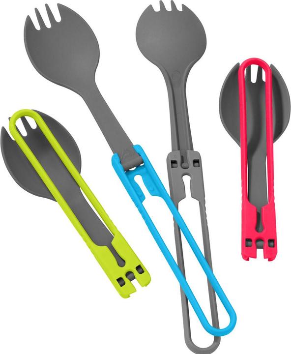 Produktbild Msr Folding Spork Kit, 4pc Red, Gray, Blue, Green