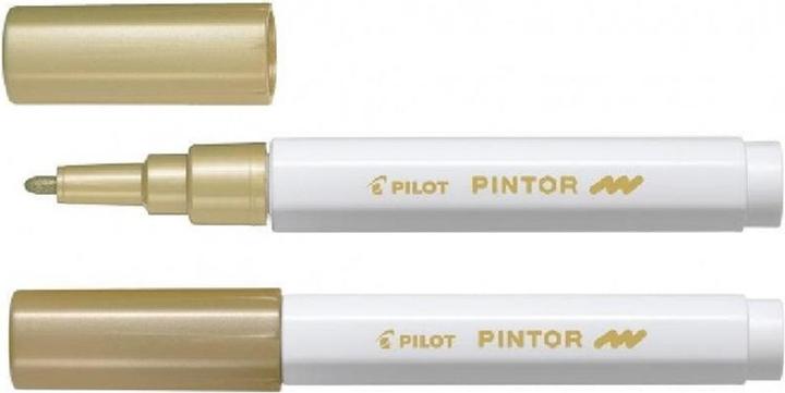 Actual product image Pilot Pintor Fine metallic (Gold, White, 1 mm, 1 x)
