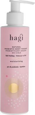 Actual product image Hagi Bali Holiday Natural Probiotic Body Yogurt with Aloe Vera, Probiotics, Hibiscus, and Bamboo Ext (Body cream, 200 ml)