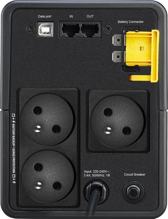 Immagine prodotto APC Back-UPS BX Series BX750MI-FR - UPS - AC 230 V (0.75 VA, 410 W, Interattivo linea UPS)