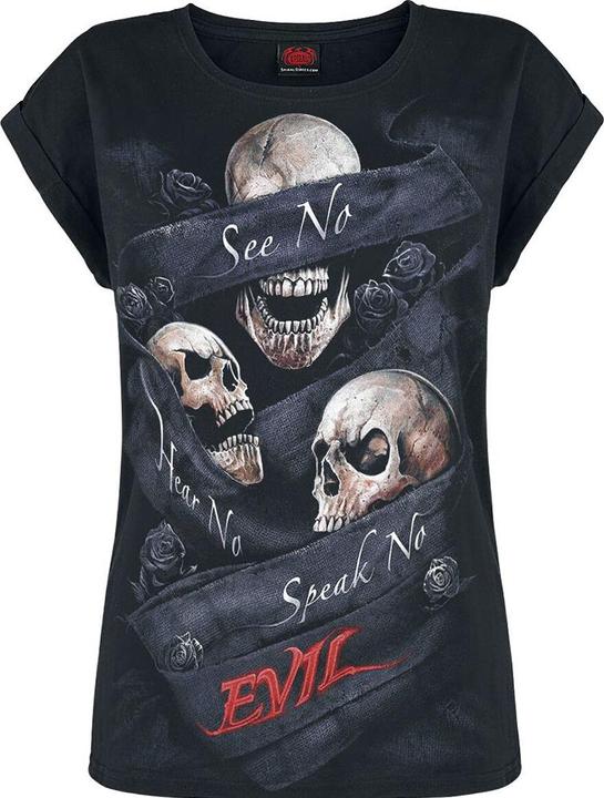 Spiral See No Evil TShirt Zum Krempeln