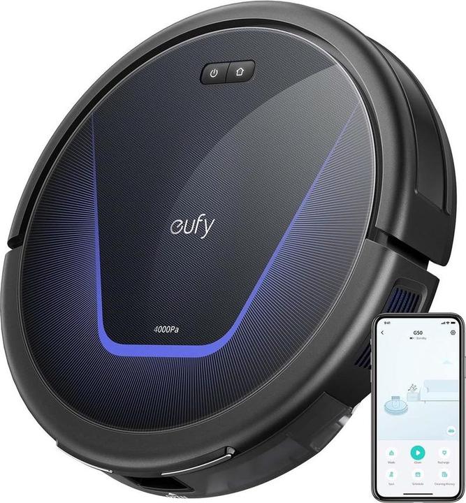eufy G50 Roboter-Vakuumreiniger mit 4.000 PA leistungsstarker Saug-, dynamische Navigation und pro-e (Saugroboter)