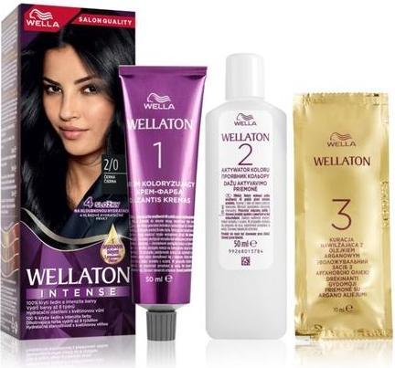 Immagine prodotto Wella Wellaton Colore Permanente Intenso per Capelli con Olio di Argan 2/0 Nero - 1 pezzo
