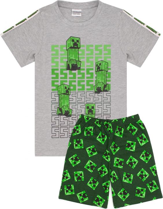 Minecraft Schlafanzug mit Shorts (128)