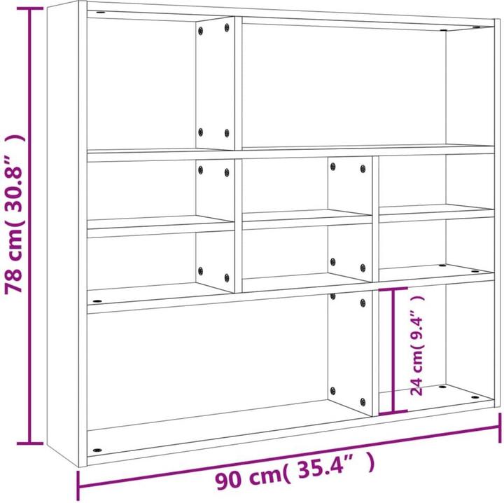 Actual product image VidaXL Darrel (90 x 16 x 78 cm)