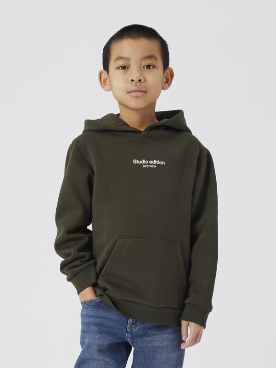 Actual product image Name it Nkmbrody Ls Nreg Sweat Wh Bru Noos (146)