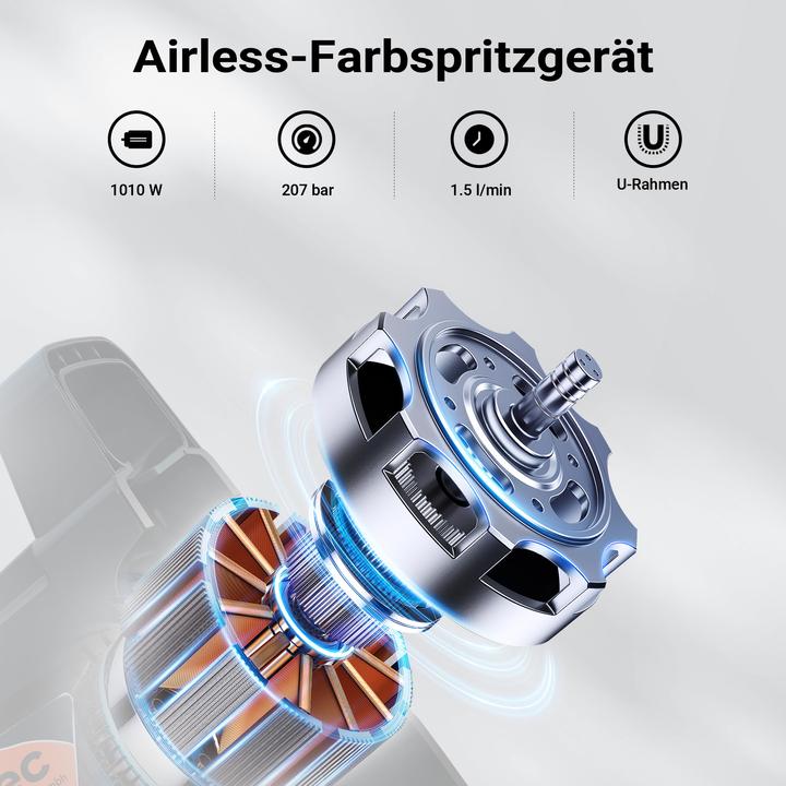 Produktbild Wiltec Hochdruck Farbsprühsystem