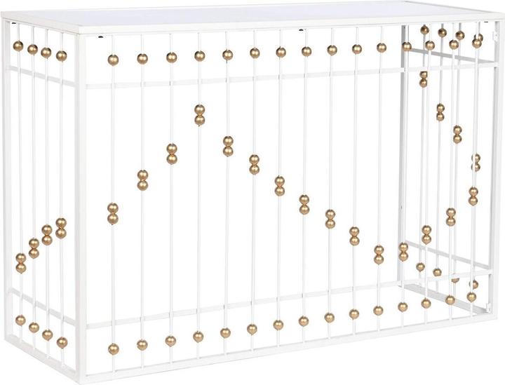 Produktbild Esprit Console Home White Golden Mirror 120 x 40 x 80 cm (120 x 40 x 80 cm)