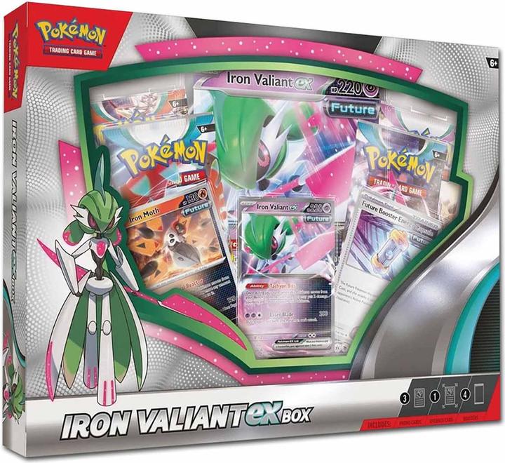 Actual product image Pokémon TCG ex Box - Iron Valiant (English, Booster Pack)