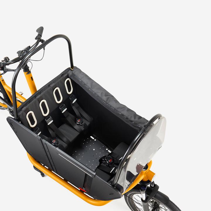 Produktbild Btwin E-Lastenfahrrad Cargobike Long John F900E Family gelb