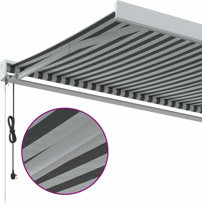 Produktbild VidaXL Markise Gelenkarmmarkise Sonnenmarkise Automatisch Braun 300x250cm (2.50 m)