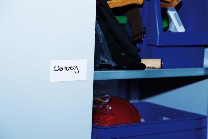 Actual product image Magni Format 4053569227520 - Magnetic label PU 100 weiñ besch. 30 x 100 mm (100 x)