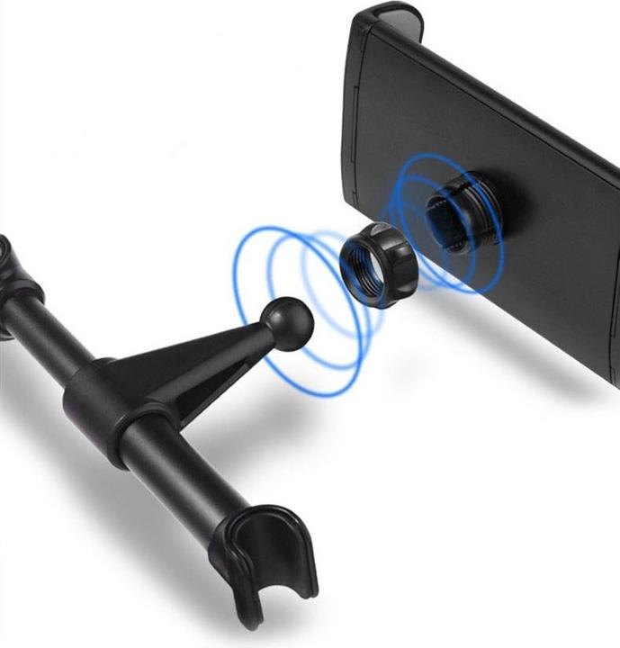 Image du produit Maclean Support de tablette de voiture Support d'appuie-tête universel pivotant à 360° MC-894