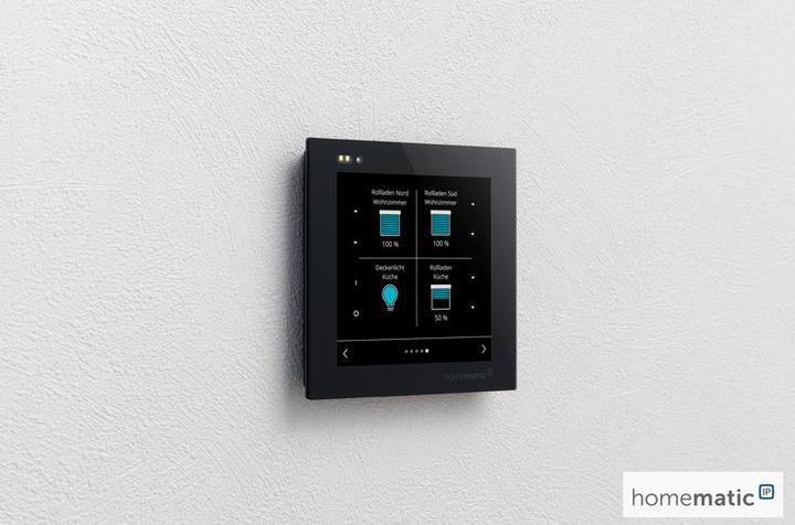 Actual product image EQ-3 Homematic IP Wired Glass Display HmIPW-WGD