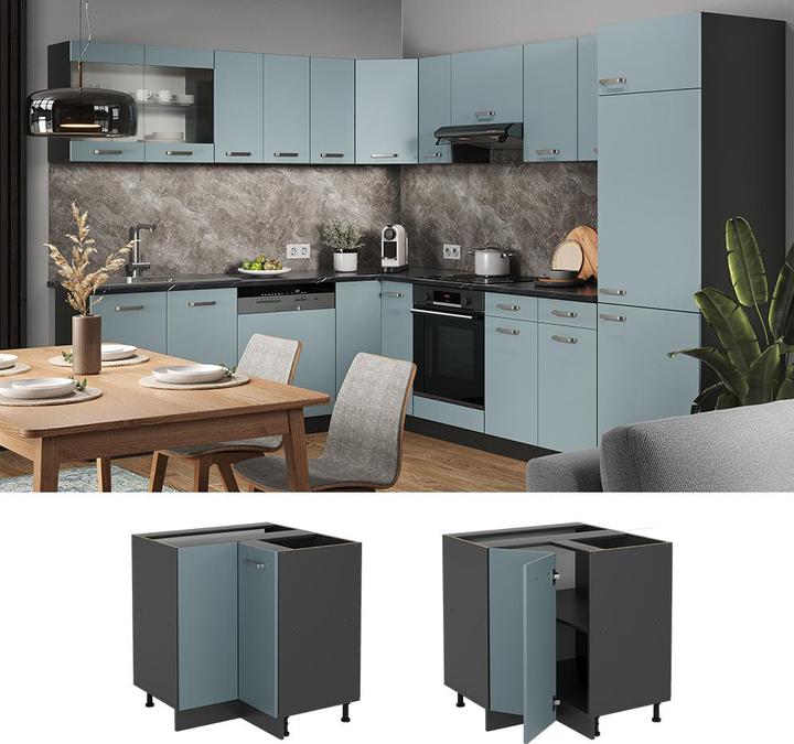 Actual product image Vicco Eckunterschrank R-Line (75.5 x 46 x 81.5 cm)