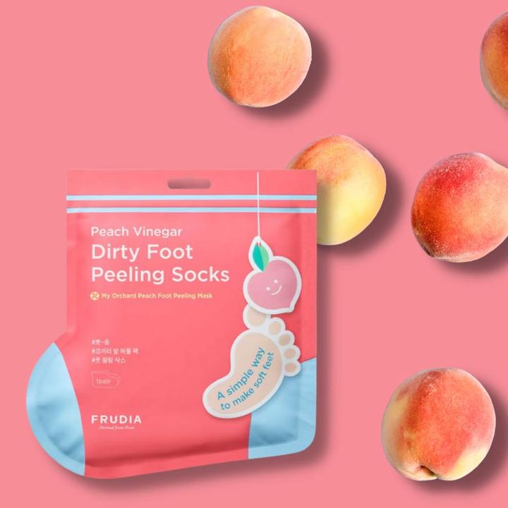 Immagine prodotto Frudia Calzini esfolianti per piedi sporchi 1 paio 40G (Deodorante per piedi e polvere)