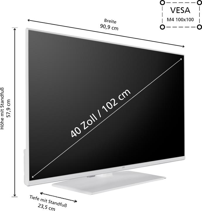 Actual product image JVC TV 40 inch Smart TV Powered by TiVo (Full HD, HDR TV, triple tuner, 6 months HD+ incl.) (40", LCD, Full HD, 2025)