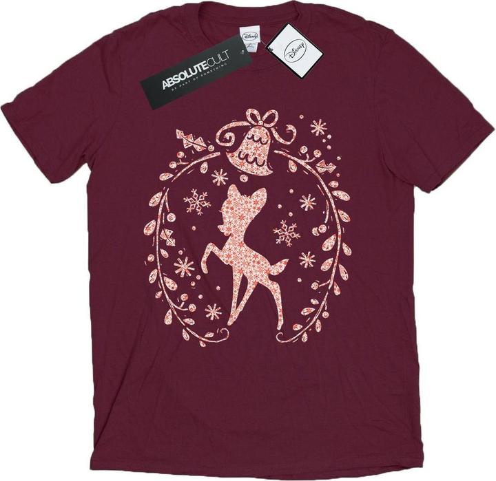 Disney Bambi Christmas Wreath TShirt (XXL)