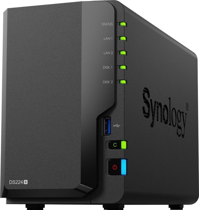 Image du produit Synology DS224+ (2 x 6 To, Synology HAT 33xx)