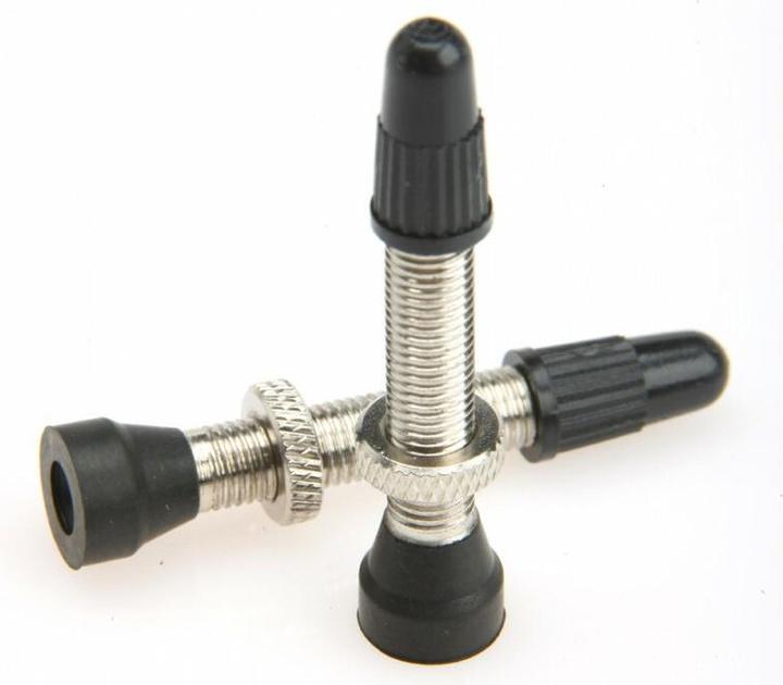 Parts 8.3 Tubeless-Ventilpaar aus Messing mit abnehmbarem Obut