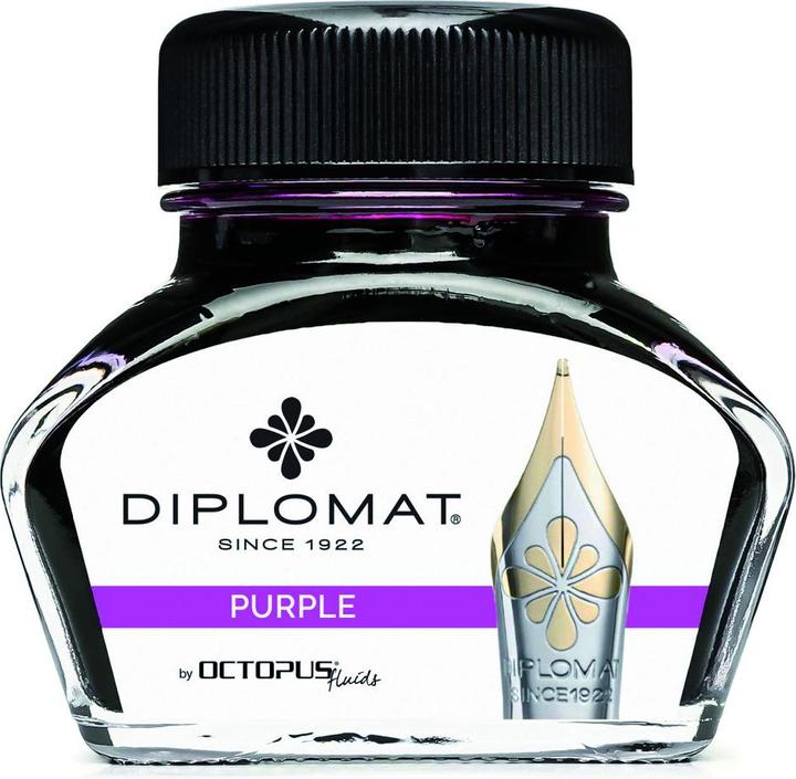 Produktbild Diplomat als Atrament-Diplom Octopus 30 ml Glas lila (Nachfülleinheit, Violett)