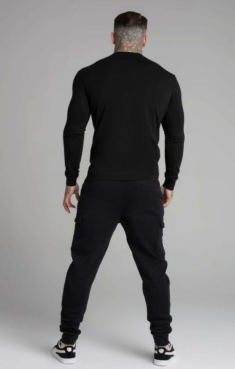 Image du produit Siksilk Sweatpants Black Essential Cargo Jogger (L)