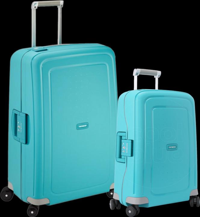 Immagine prodotto Samsonite S'cure Spinner 55+75cm Aqua Blue Kofferset (102 l)