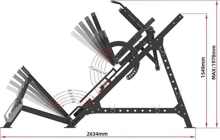 Immagine prodotto HMS Lp3175 Gru Semicommerciale Per Gambe